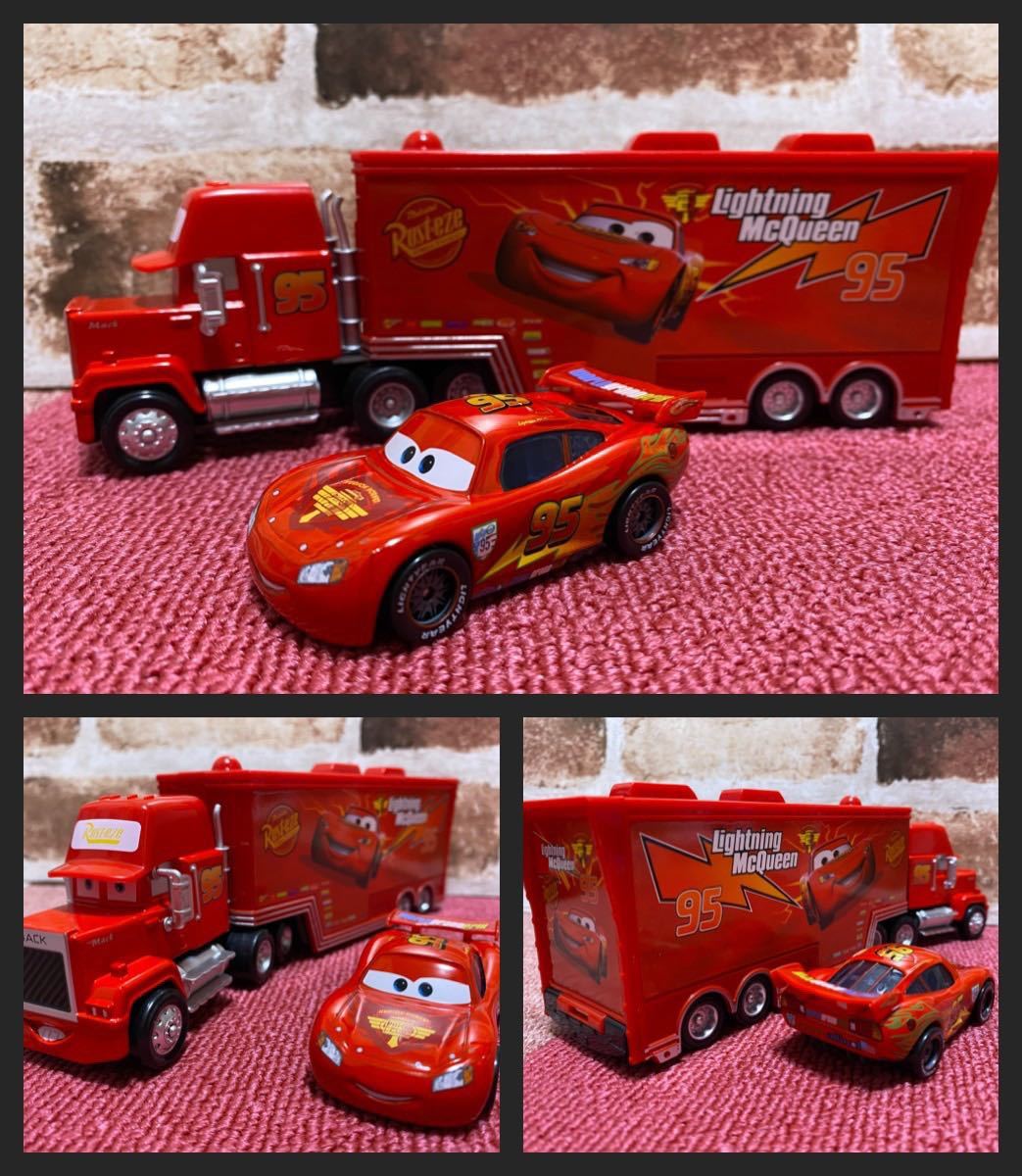 ①マック トラック トレーラーマックイーン 2台 ミニカー ①マック トラック トレーラーマックイーン 2台 ミニカー