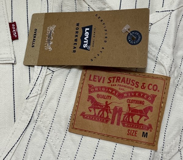 保管品 Levi's リーバイス 79107 0013 ヘリンボーン オーバーオール サロペット / ヴィンテージ クラシック_画像6