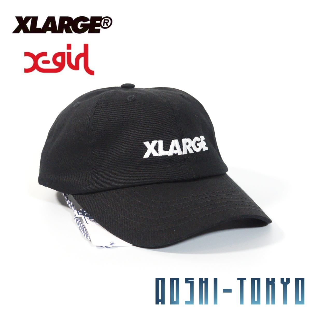 ◆日本未発売◆X-LARGE TEXT LOGO カーブキャップ CAP エクストララージ ロゴ キャップ ユニセックス対応の画像1