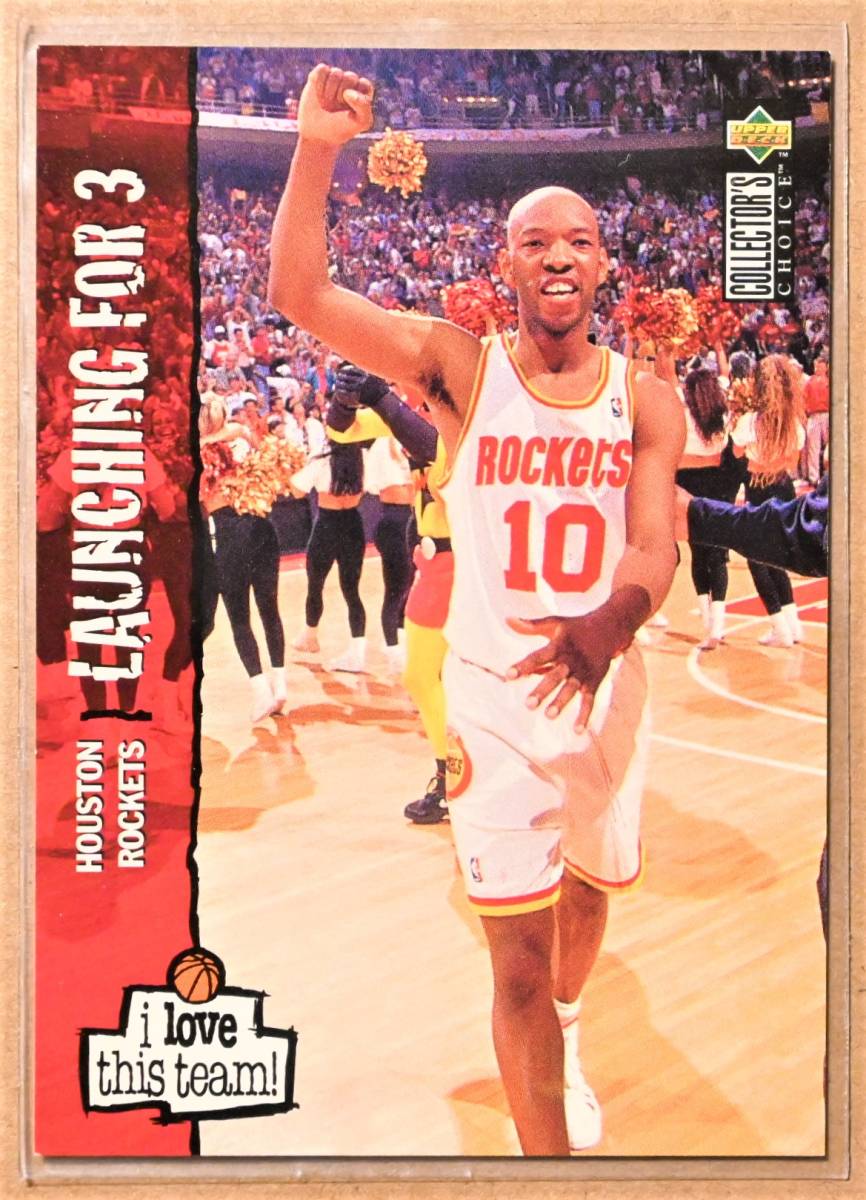 Sam Cassell (サム・キャセール) 1995 LAUNCHING FOR 3 トレーディングカード 【90s NBA ヒューストンロケッツ Houston Rockets】_画像1
