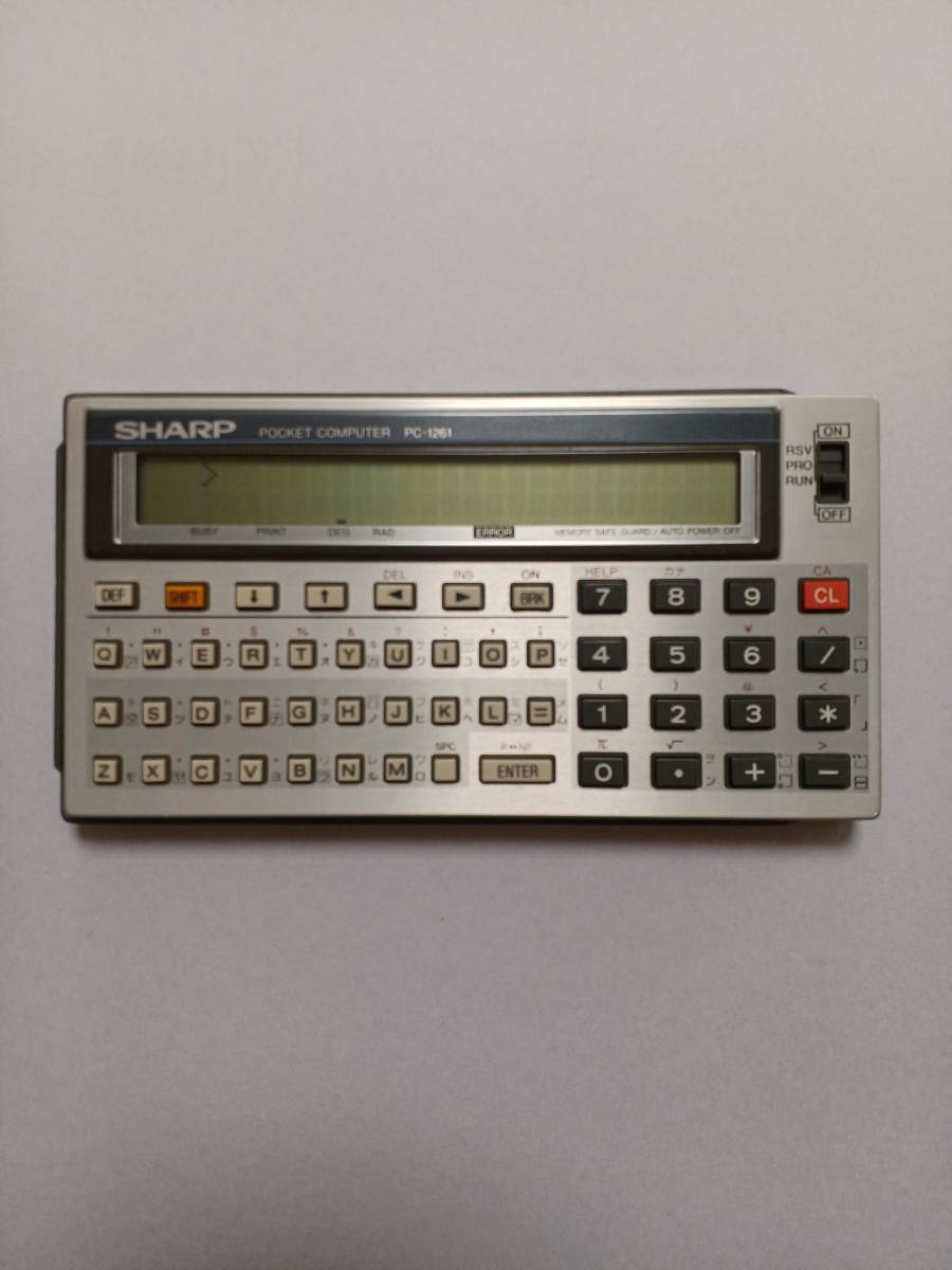 ☆シャープ ポケットコンピュータ PC‐1261☆ | JChere雅虎拍卖代购