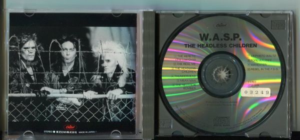 #4834 レンタル落CD W.A.S.P. THE HEADLESS CHILDREN ヘッドレス・チルドレンの画像3