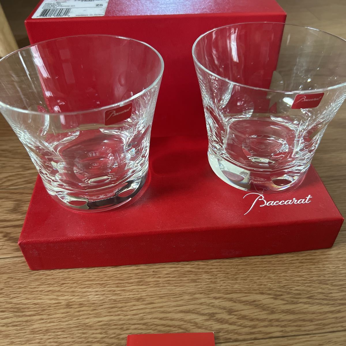 正規逆輸入品】 未使用 直形10cm. ロックグラス Baccarat バカラ