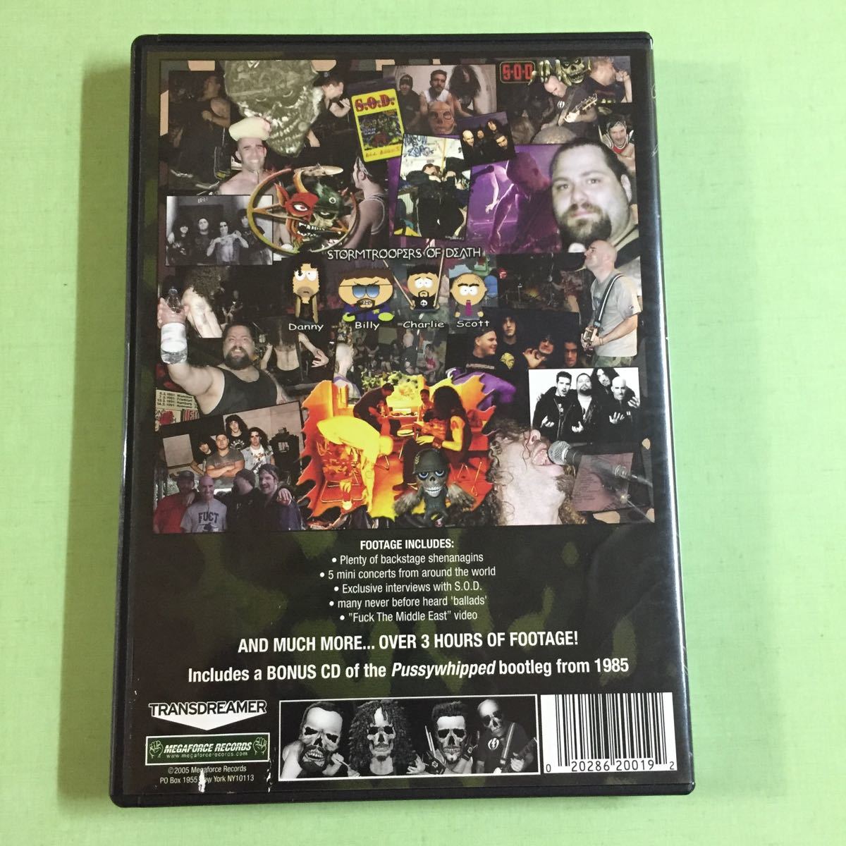 DVD S.O.D. 20years of dysfunction stormtroopers of death ライブCD付き_画像2