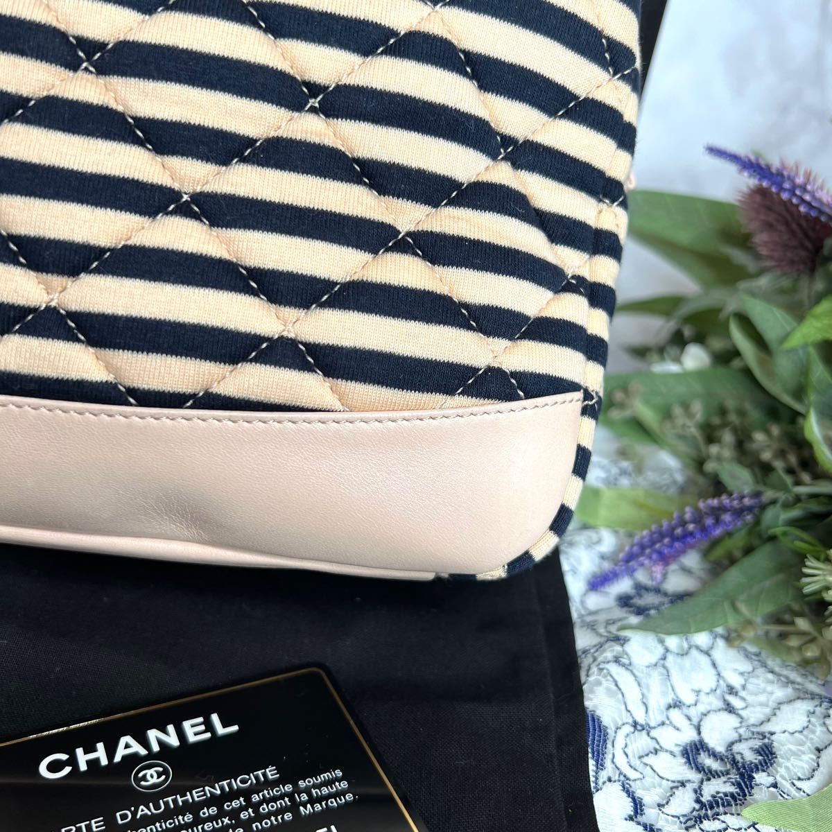 CHANEL シャネル【極美品】マリン ボーダー マトラッセ CHANEL シャネル【極美品】マリン ボーダー マトラッセ