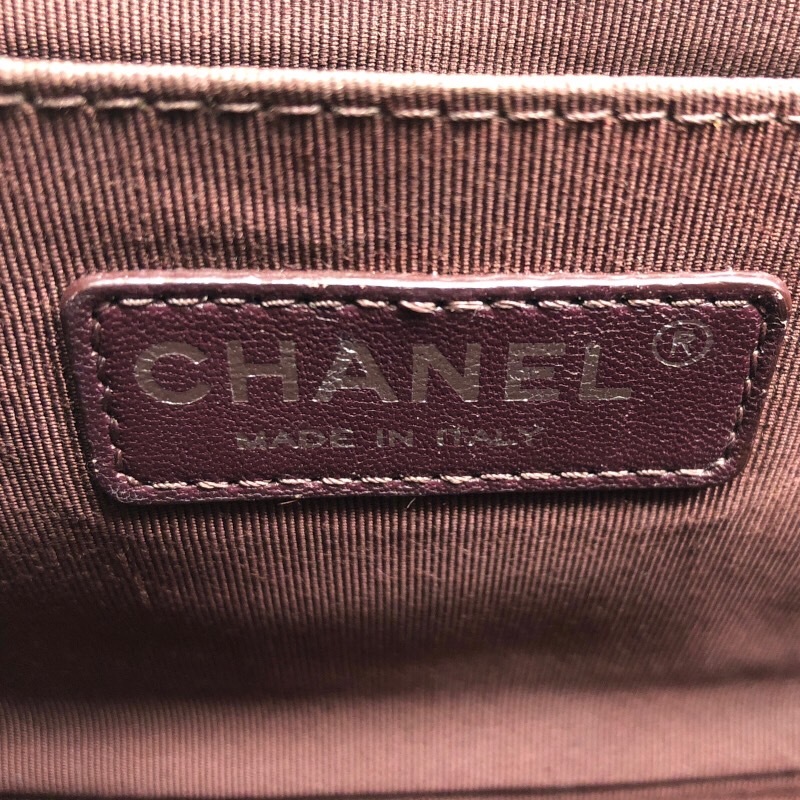 シャネル CHANEL ボーイシャネル25 ブラック/シルバー金具 ショルダーバッグ レディース 中古