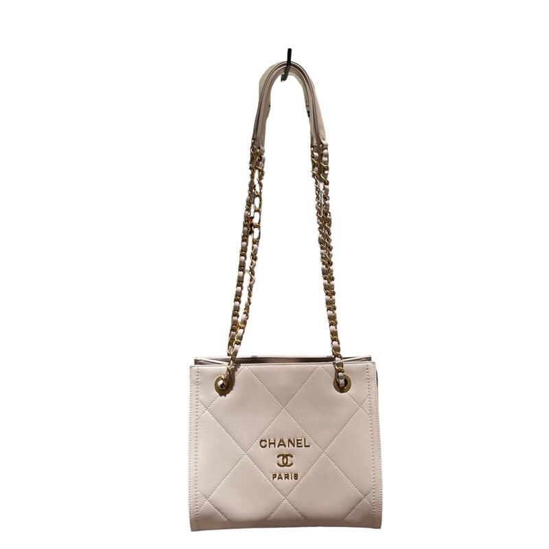 安価 AS2750 ショッピングトート CHANEL シャネル ピンク 中古