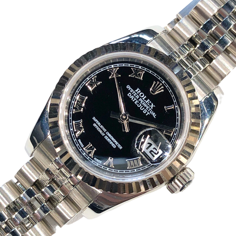 ロレックス ROLEX デイトジャスト26 179174 SS/K18WG 腕時計 レディース 中古