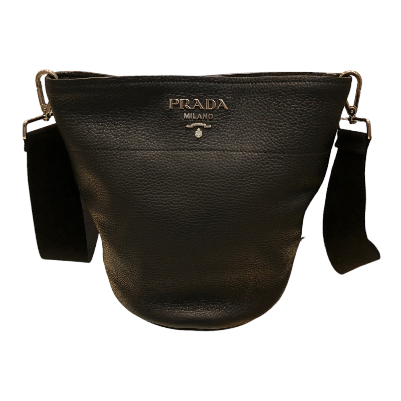 大人気の PRADA プラダ バケットショルダーバッグ 中古 レディース