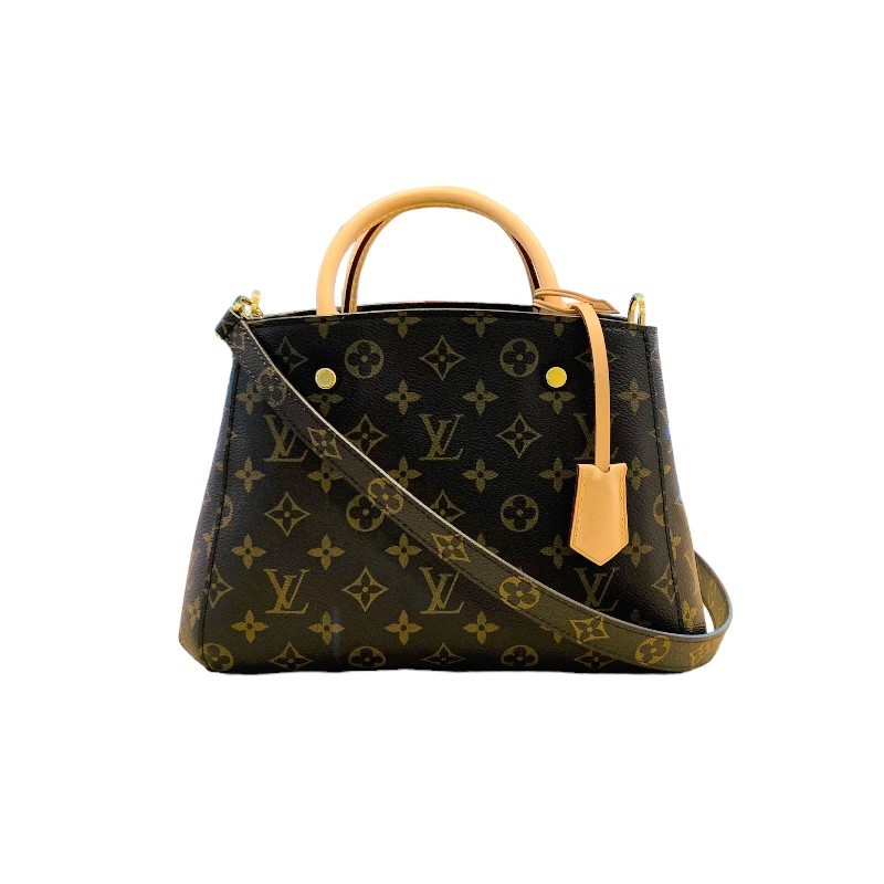 ルイ・ヴィトン LOUIS VUITTON モンテーニュBB モノグラム M41055 ブラウン モノグラムキャンパス ハンドバッグ レディース 中古_画像1