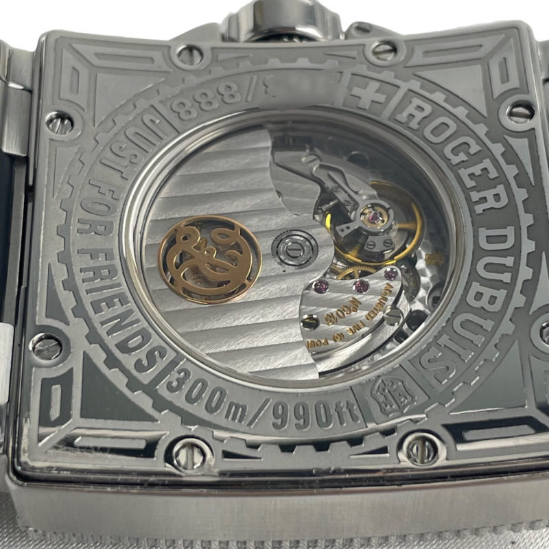 ロジェ・デュブイ ROGER DUBUIS アクアマーレ G41 57 9 3.53 SS ラバーベルト 腕時計 メンズ 中古_画像2