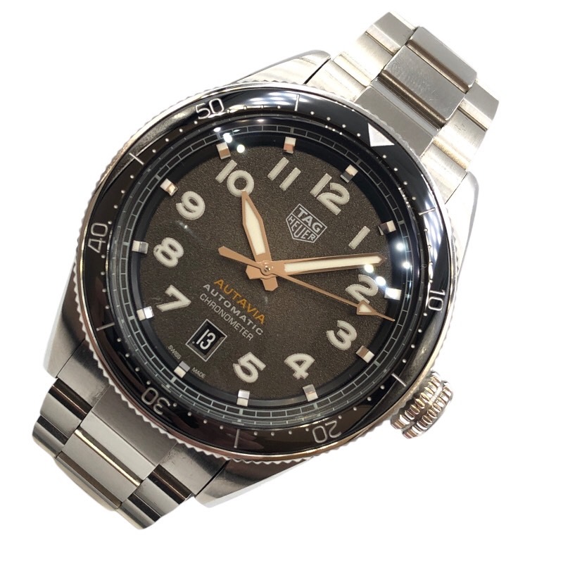 タグ・ホイヤー TAG HEUER オータヴィア WBE5114 ステンレススチール 腕時計 メンズ 中古