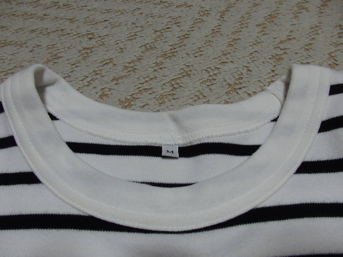 CLOSSHI  半袖Tシャツ M ボーダー 送料185円の画像2