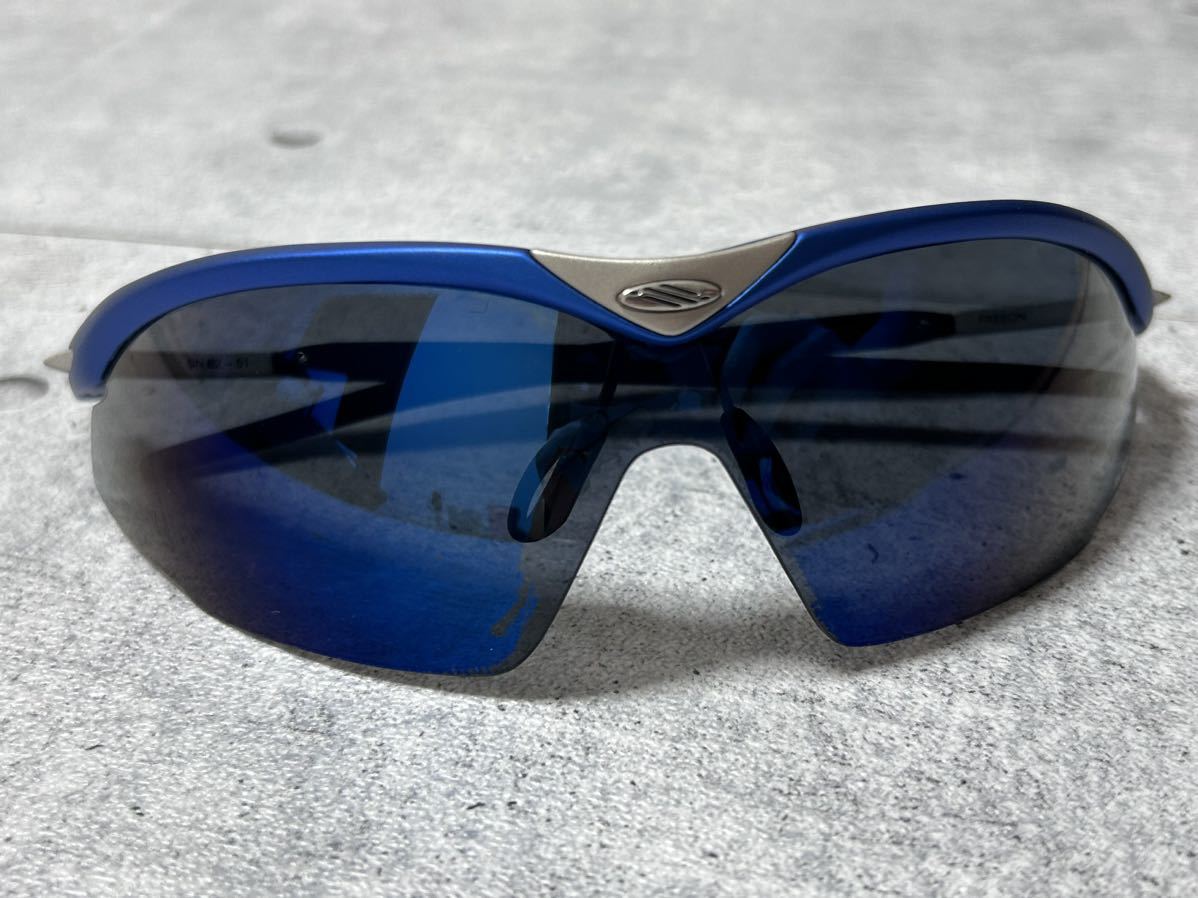  Italy made Rudy Project sunglasses blue blue case attaching FREEON RUDYPROJECT MADE IN ITALY.8155