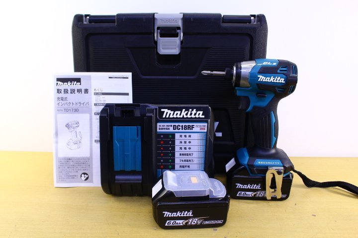 ●makita/マキタ TD173D インパクトドライバ 充電式 18v 6.0Ah 付属品付き 電動工具【10871009】