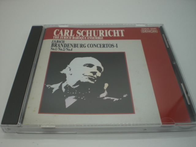 1CD　バッハ：ブランデンブルク協奏曲第1・2・4番　カール・シューリヒト/チューリッヒ・バロック合奏団　1966年　国内盤　11前_画像1
