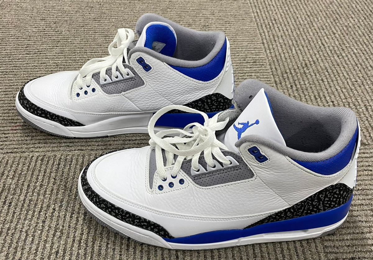 00K 8 AIR JORDAN 3 AJ3 RETORO エアジョーダン3 レトロ 28cm CT8532-145 スニーカー レーサーブルー メンズ_画像2