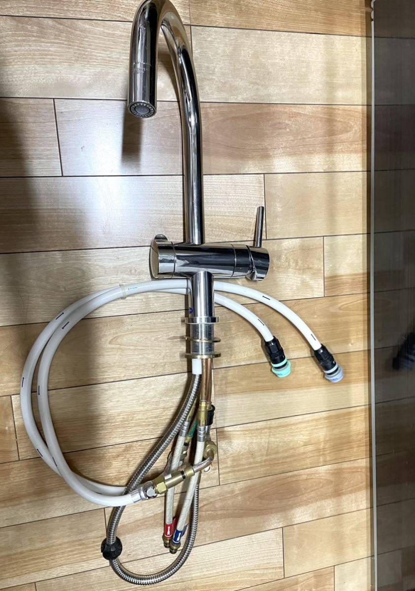 愛用 クリンスイ GROHE ビルトイン浄水器 中古 三菱 蛇口交換 キッチン