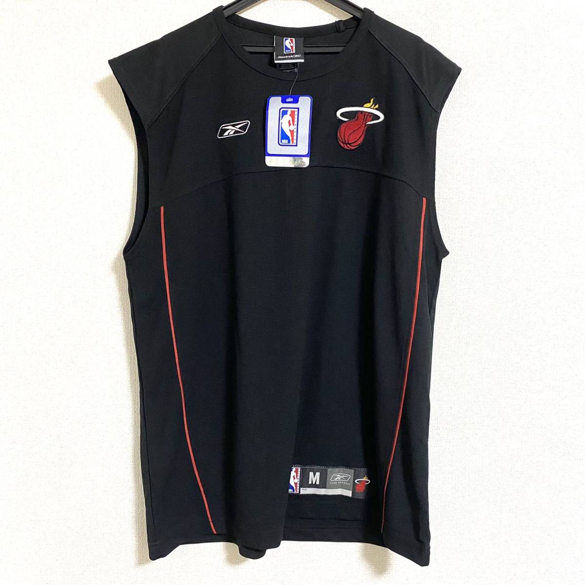 新品未使用品 NBA リーボック マイアミヒート シューティングシャツ
