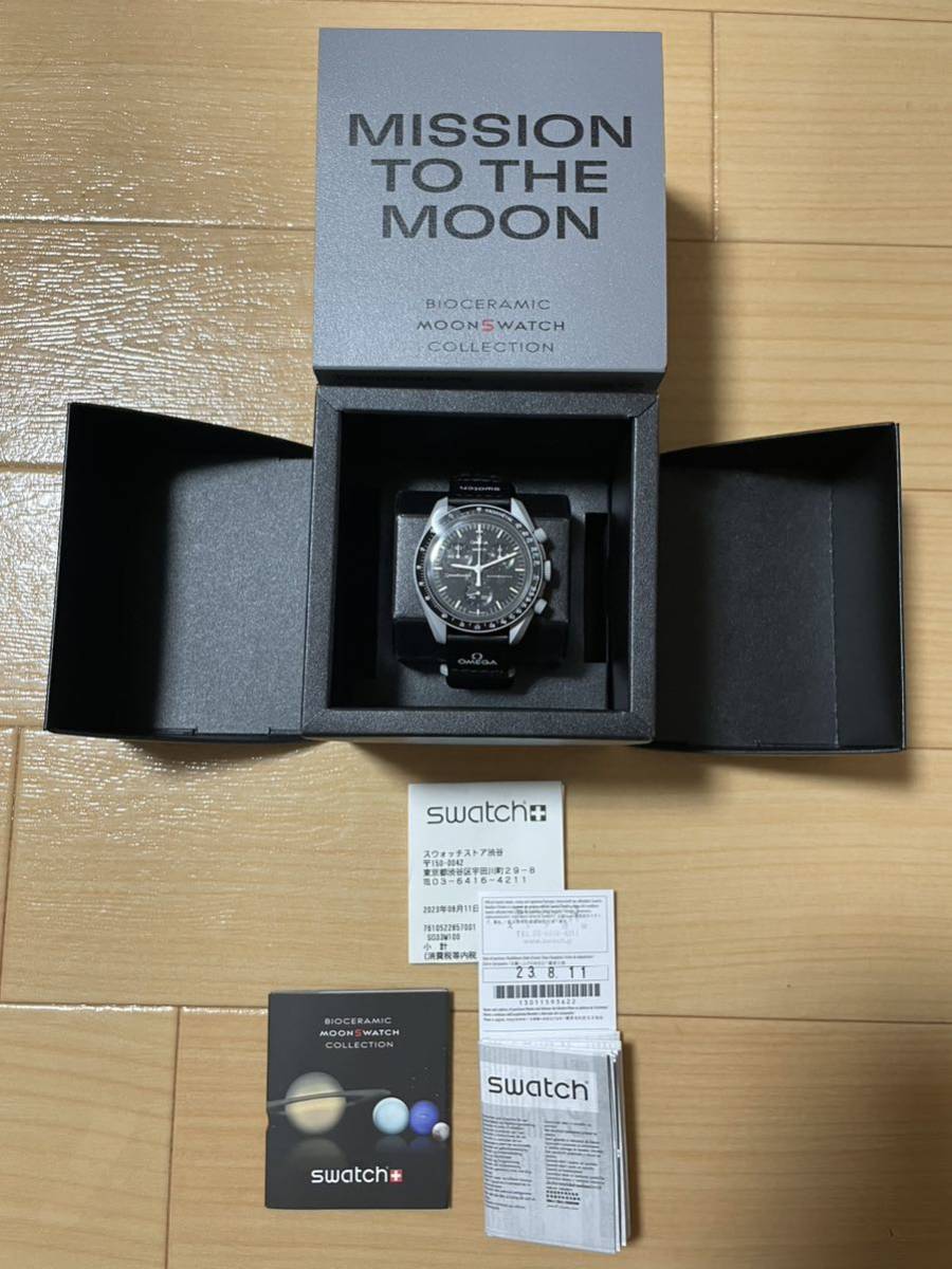 新品未使用 Swatch × Omega Mission to moon スウォッチ オメガ ムーン