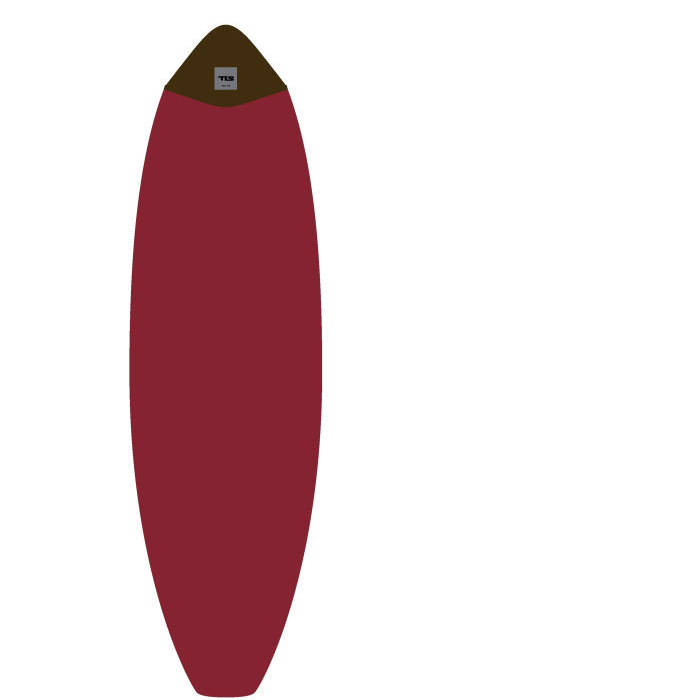 (タイムセール)ツールストゥールス (TOOLS) 6'6"(198cm) ニットケースショートボード用PEパッド/cherry RED　すすめ 洗濯 ワックス 激