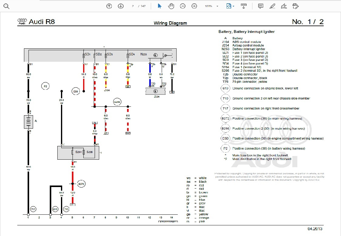 Audi Audi R8 2007-2015 Work shop & wiring diagram service book 