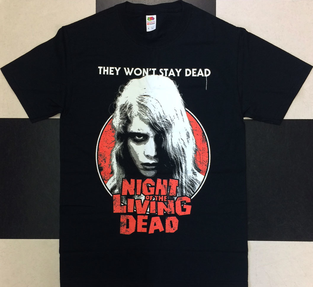 Tシャツ【NIGHT OF THE LIVING DEAD】ナイト・オブ・ザ・リビングデッド / THEY WON'T STAY DEAD (転写プリント)_画像2