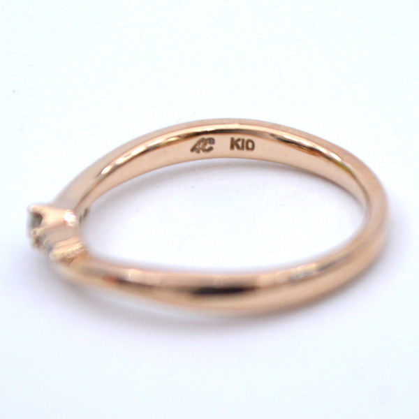 *yondosi-K10mereD attaching rose Gold ring 8 number (0220429597)