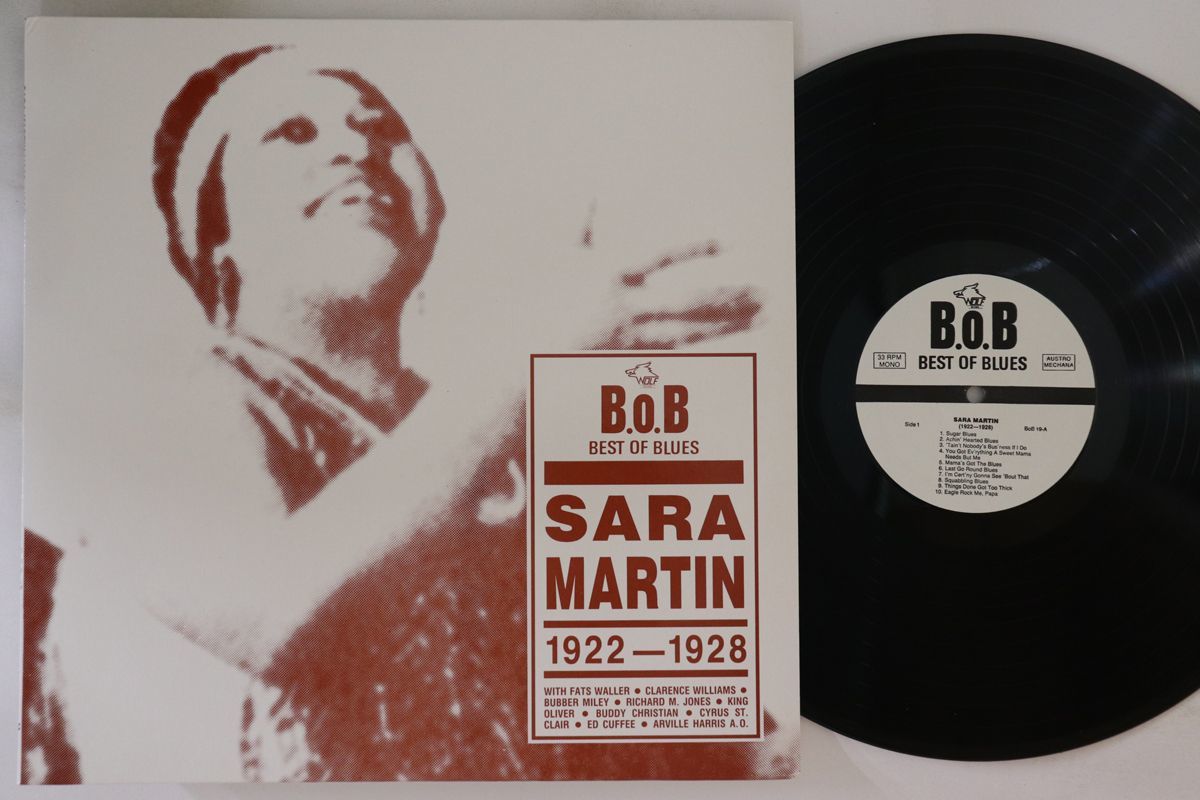 豪LP Sara Martin Sara Martin 1922-1928 BOB19 BEST OF BLUES /00260_画像1