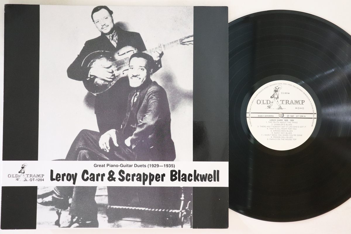 蘭LP Leroy Carr, Scrapper Blackwell Great Piano-guitar Duets (1929-1935) OT1204 OLD TRAMP /00260_画像1