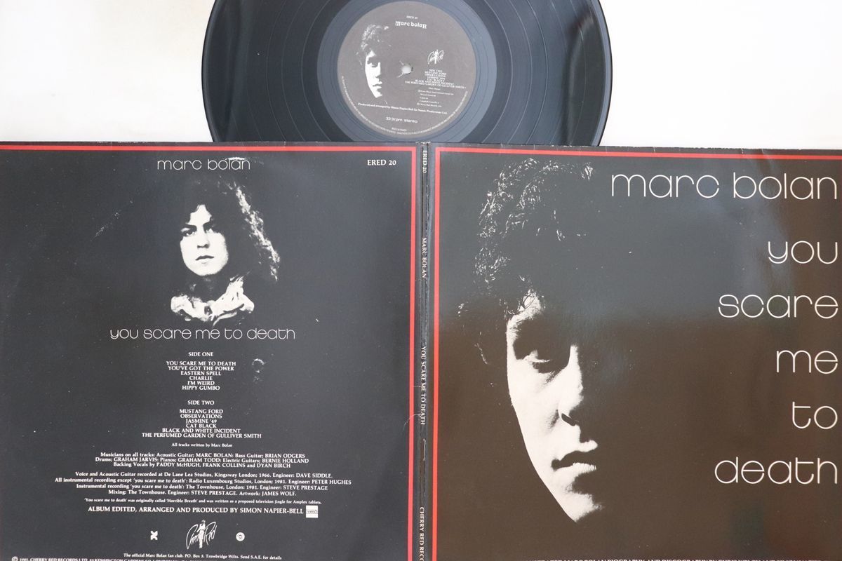 英LP Marc Bolan You Scare Me To Death ERED20 CHERRY /00400_画像1