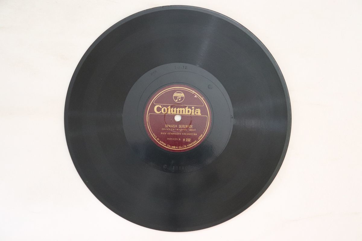 78RPM/SP New Symphony Orchestra Tales Of Hoffmann M232 COLUMBIA Japan /00500_画像1