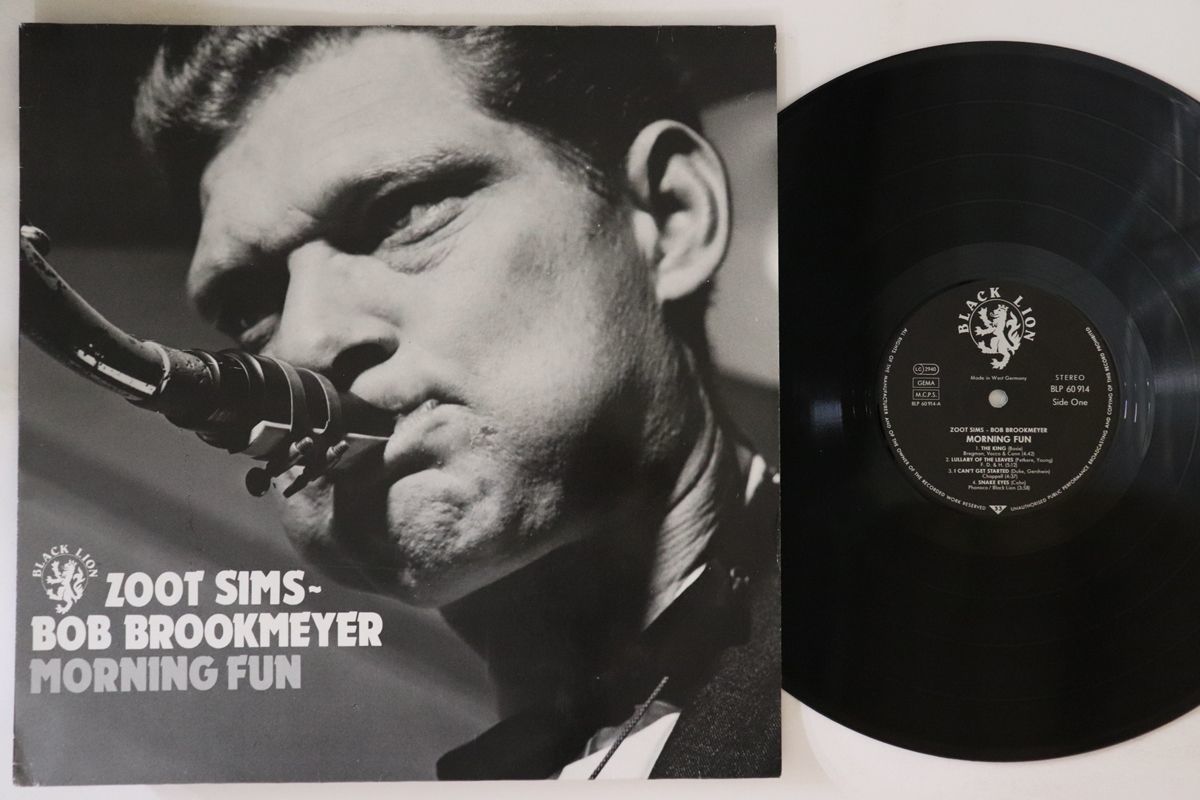 独LP Bob Brookmeyer, Zoot Sims Morning Fun BLP60914 BLACK LION /00260_画像1