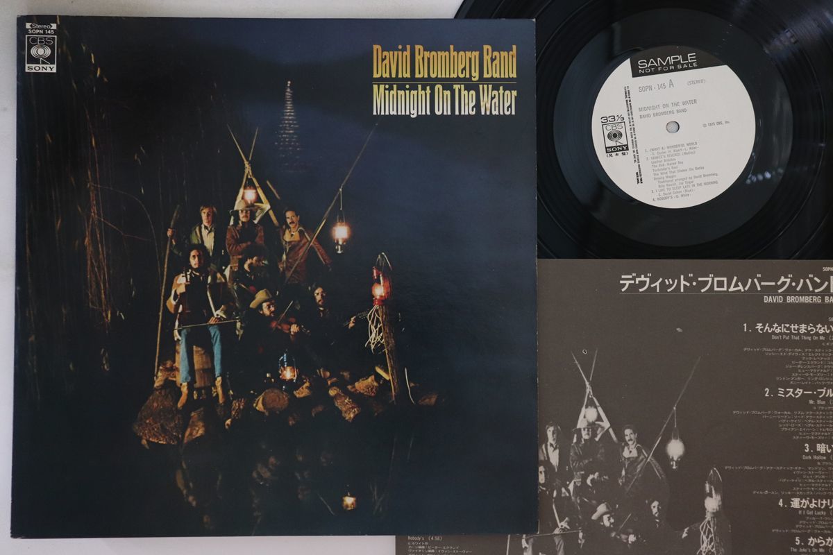 LP David Bromberg Band Midnight On The Water SOPN145PROMO CBS SONY プロモ /00260_画像1