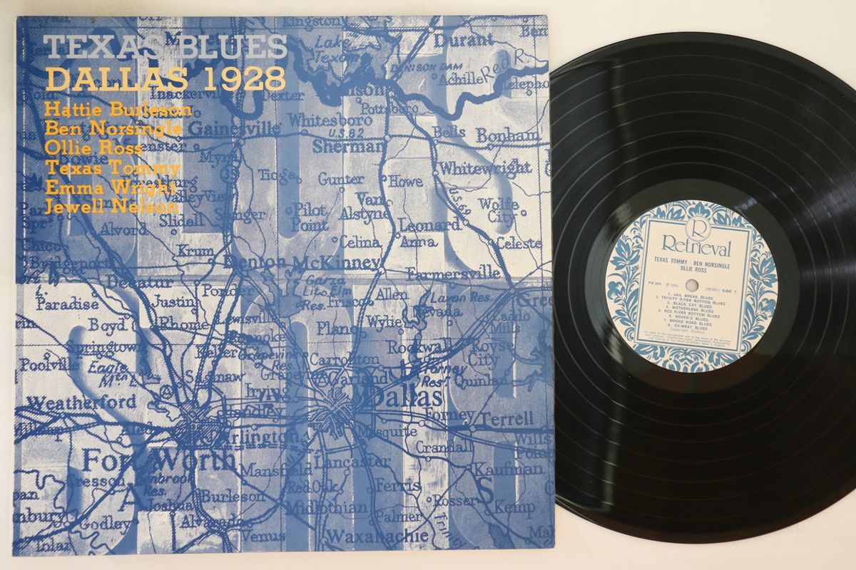 英LP Various Texas Blues (Dallas 1928) FB305 RETRIEVAL /00260_画像1