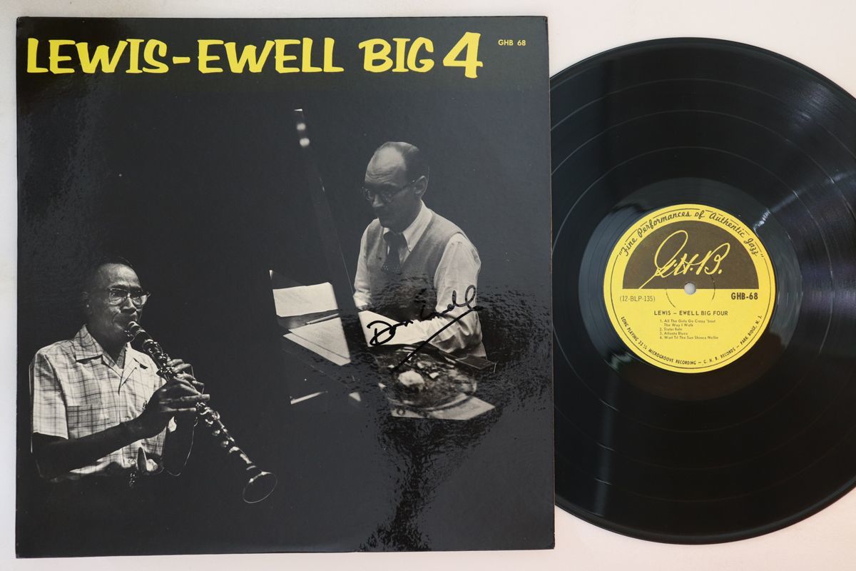 米LP George Lewis, Don Ewell Lewis-ewell Big 4 GHB68 GHB /00260_画像1