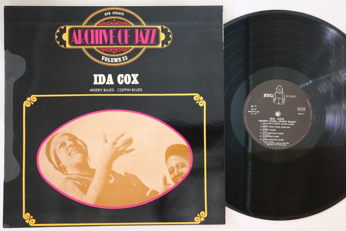 仏LP Ida Cox Archive Of Jazz Volume 23 529073 BYG /00260_画像1