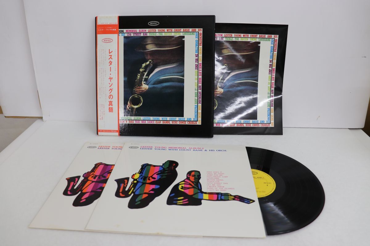 2LP Lester Young, Count Lester Young Memorial Album SL12434E EPIC Japan Vinyl /01100_画像1
