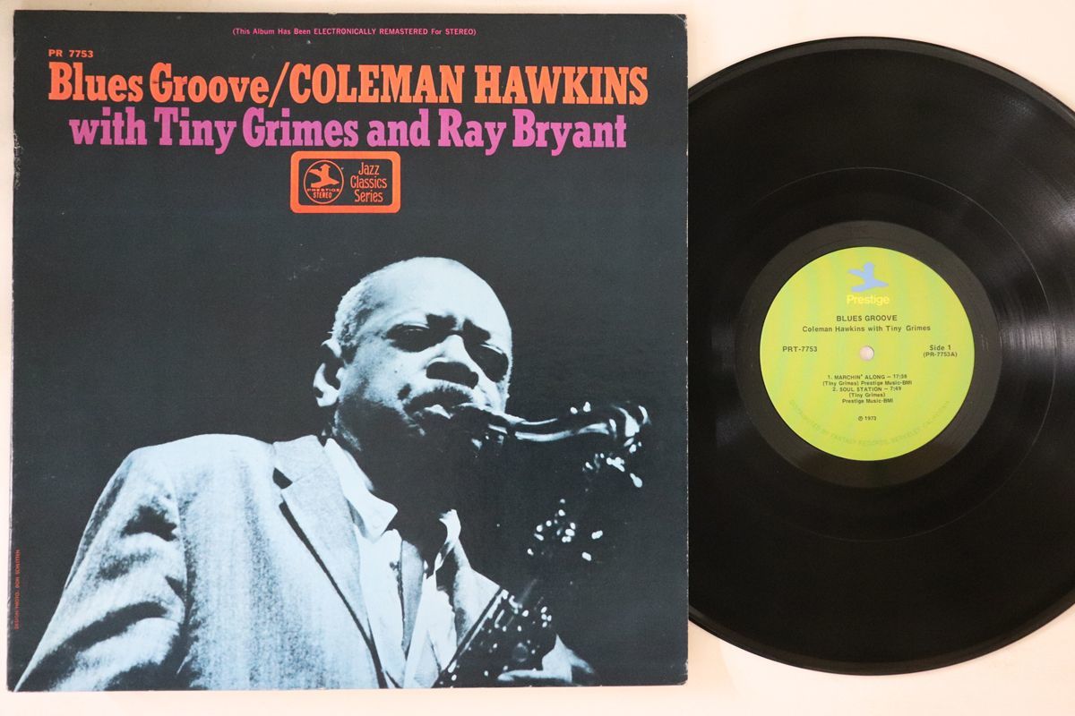 米LP Coleman Hawkins, Tiny Grimes, Ray Bryant Blues Groove PRT7753 PRESTIGE /00260_画像1
