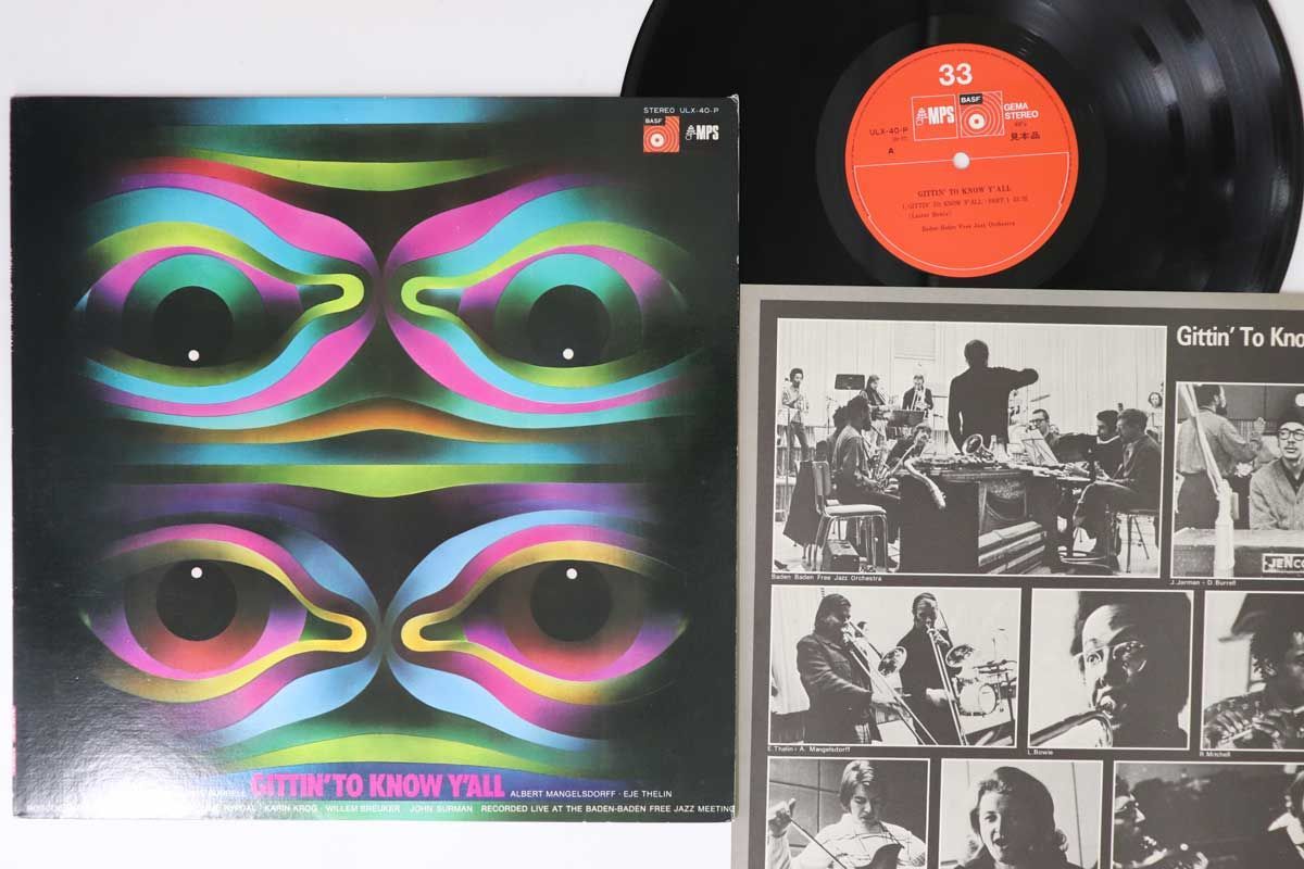 LP Various Gittin' To Know Y'all ULX40PPROMO MPS プロモ /00260_画像1
