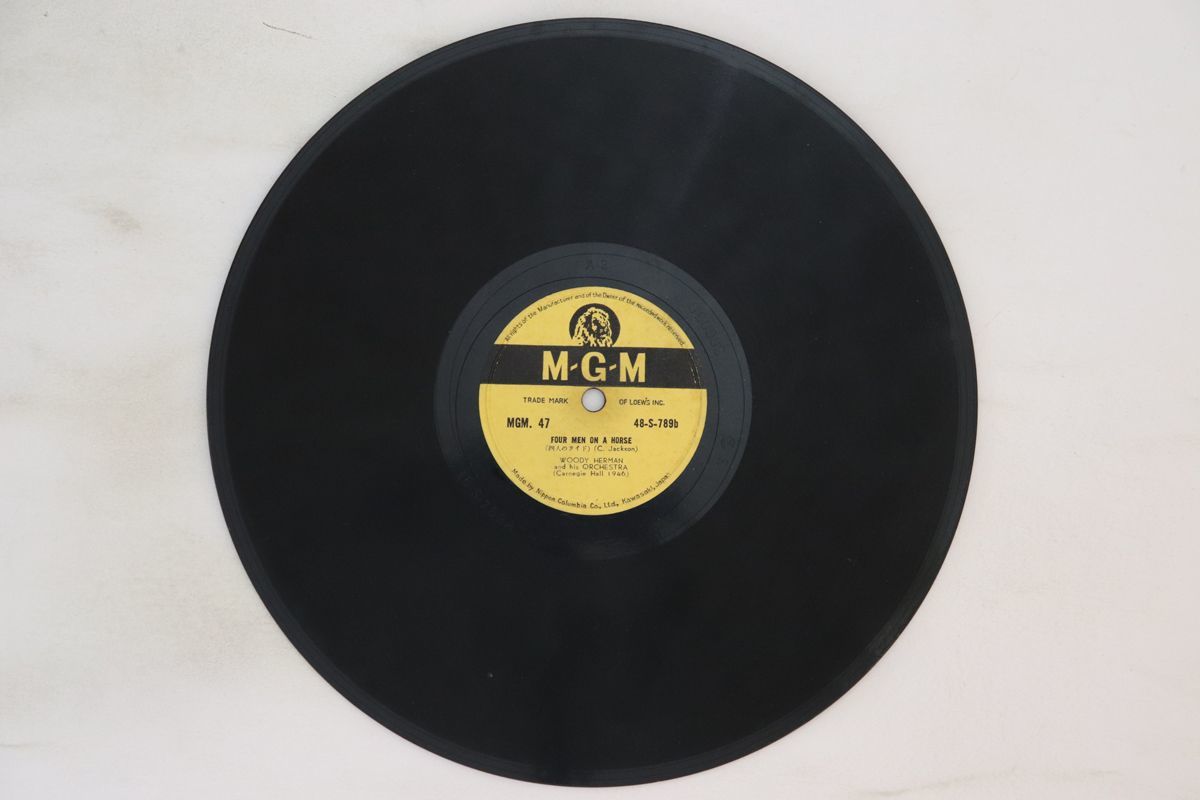 78RPM/SP Woody Herman Superman With A Horn / Four Men On A Horse MGM47 MGM /00500