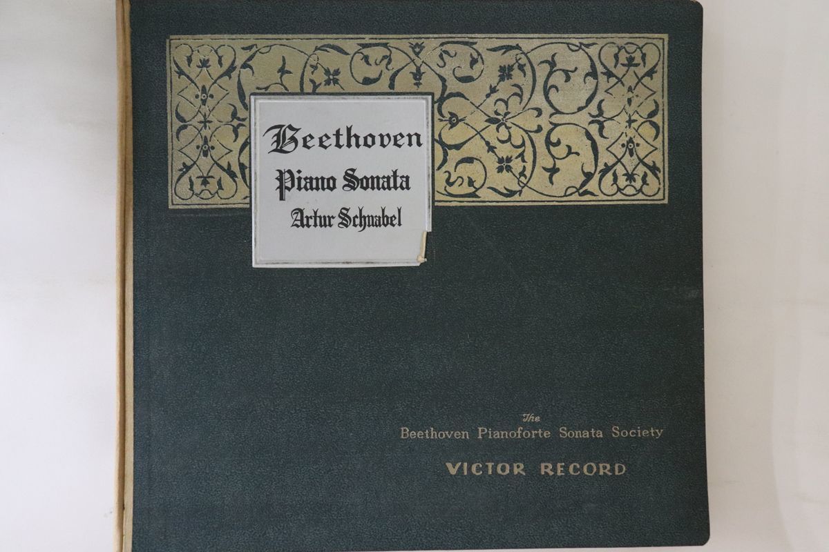 6discs 78RPM/SP Artur Schnabel Sonata In B Flat Major (Beethoven) Part.1 - Part.12 JD97782 VICTOR 12 /02670