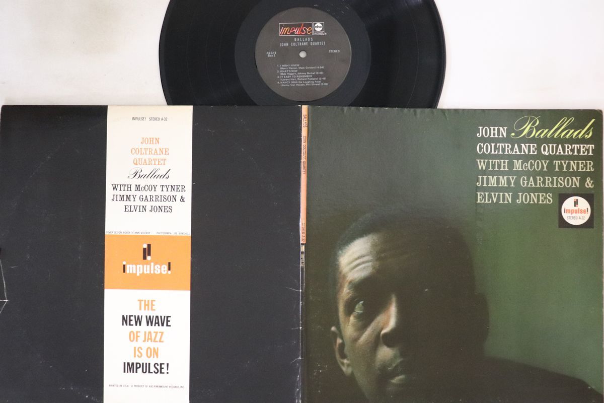 米LP John Coltrane Ballads AS32 IMPULSE /00400_画像1