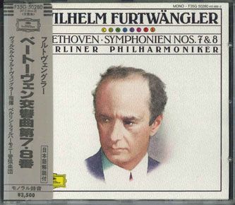 CD Furtwangler Symphony No.7 & 8 F35G50280 POLYDOR /00110_画像1