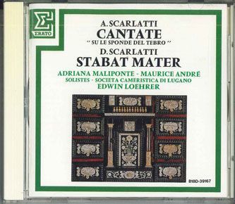 CD Edwin Loehrer D.scarlatti: Stabat Mater B18D39167 ERATO /00110_画像1