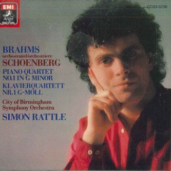 CD Simon Rattle Brahms: Orch. Schonberg Piano Quartet No.1 CC333236 EMI /00110の画像1