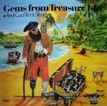 英LP Various Gems From Treasure Isle Or Real Cool Rock Steady TRLS206 Trojan Records /00260_画像1