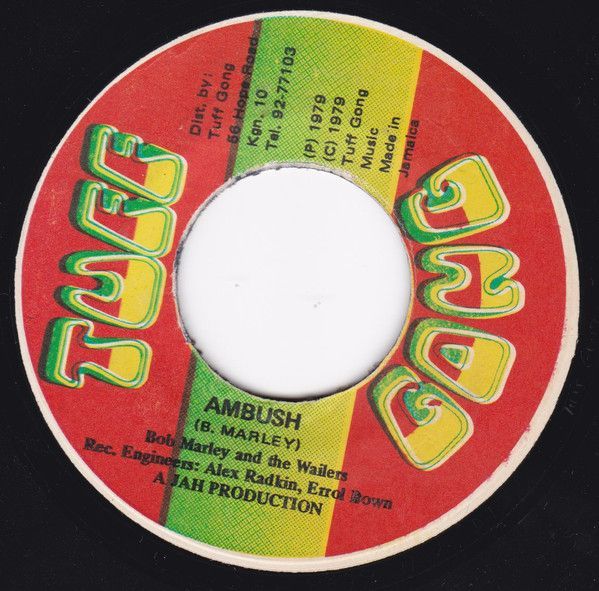 ジャマイカ7 Bob Marley & The Wailers Ambush NONE Tuff Gong /00080_画像1