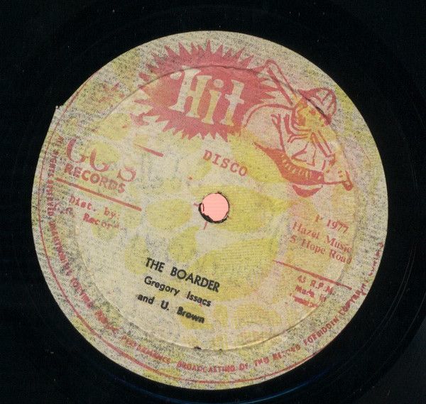ジャマイカLP Gregory Isaacs & U Brown The Boarder NONE GG's Records /00260_画像1