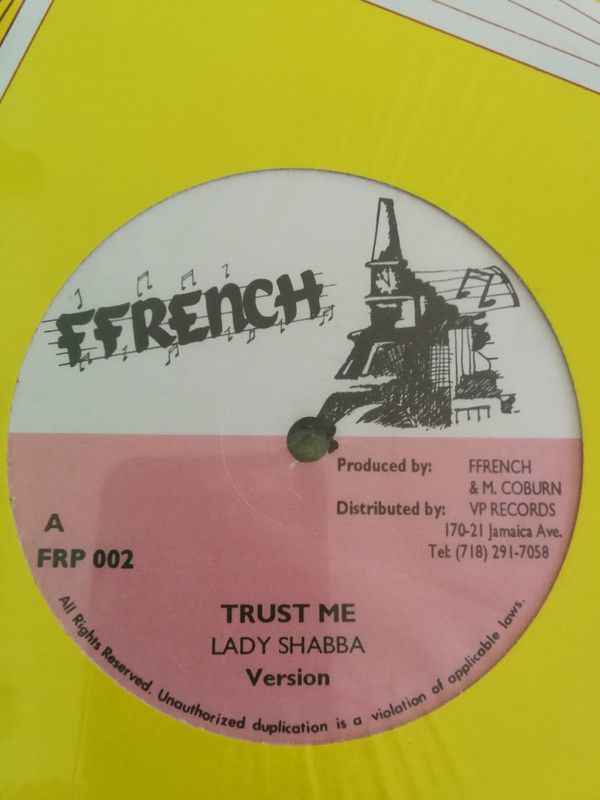 米12 Lady Shabba / Robert Ffrench Trust Me / All Of Me FRP001 Ffrench, Ffrench /00250_画像1